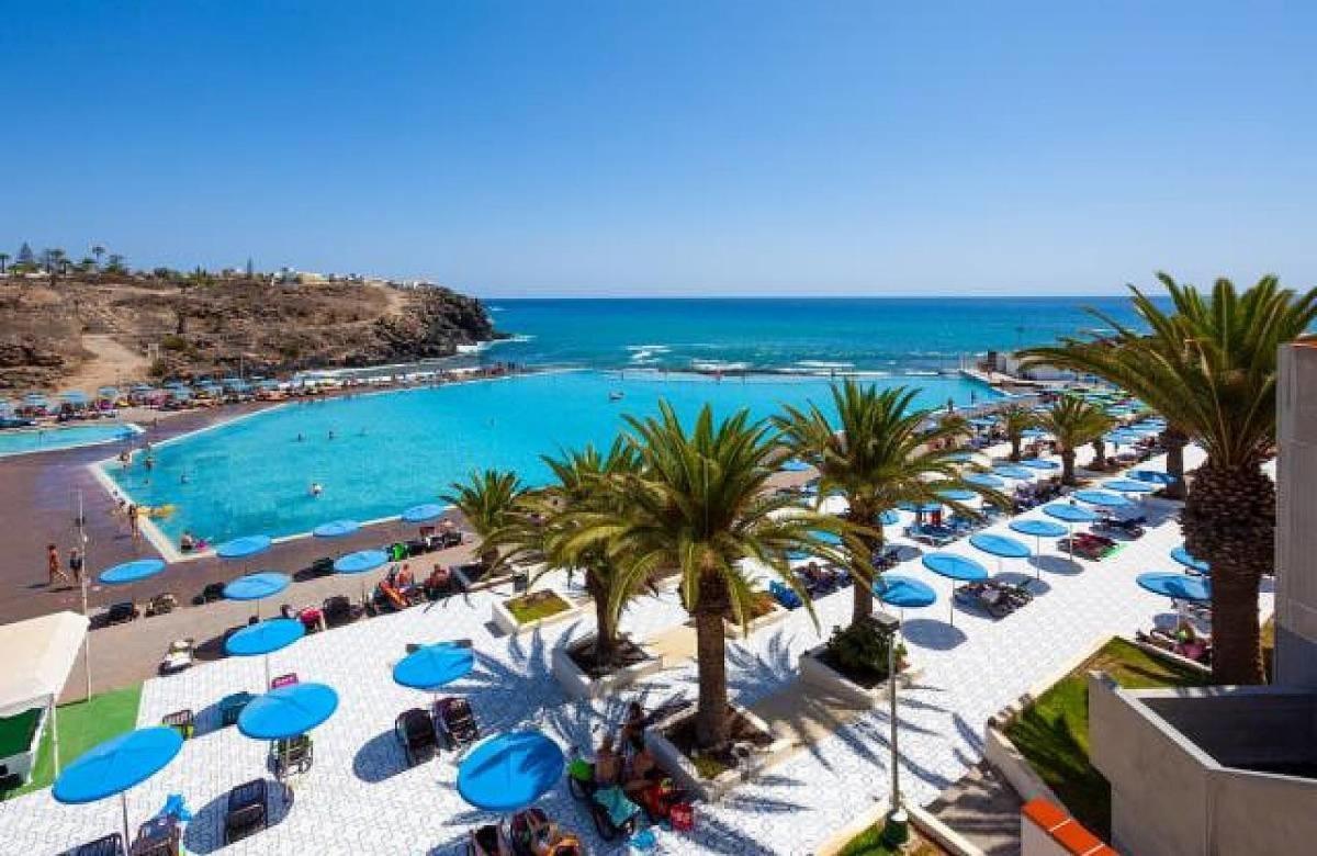 Beach-Front Tenerife Sth Sea And Pool View Daire Costa Del Silencio Dış mekan fotoğraf