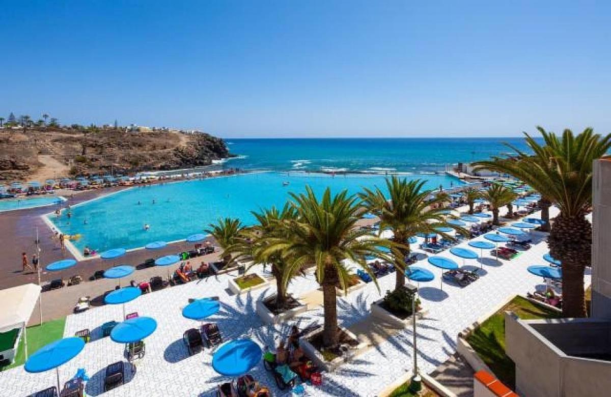 Beach-Front Tenerife Sth Sea And Pool View Costa Del Silencio Dış mekan fotoğraf