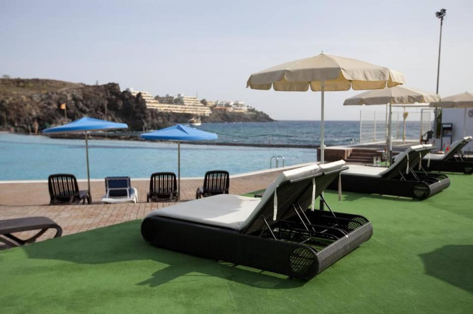 Beach-Front Tenerife Sth Sea And Pool View Costa Del Silencio Dış mekan fotoğraf